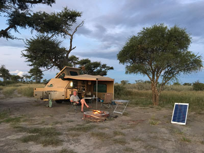 Khutse Game Reserve. 3. Khutse campsite