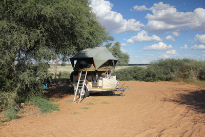 Kgalagadi Transfrontier Park. Mpayathutlwa campsite.