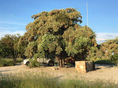 Nata. 2. Pelican Lodge campsite