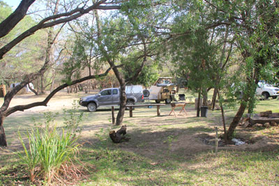 Rundu. n'Kwazi Lodge. campsite.