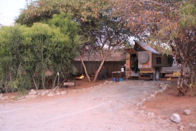 Shamvura Camp campsite.