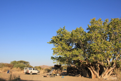 Namib Naukluft North. 4- Tsauchab River Camp. campsite.