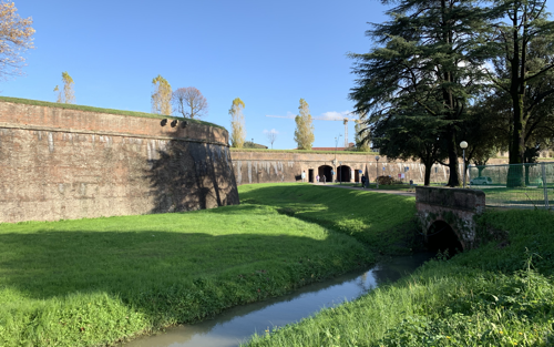 Lucca city walls.