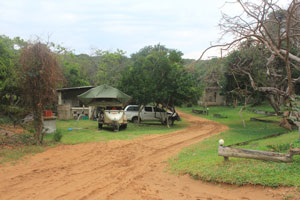 Chidenguele. Sunset Beach Lodge campsite.