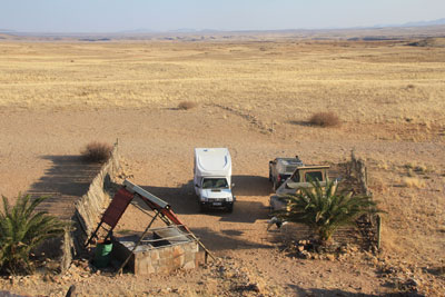 Rostock Ritz Desert Lodge campsite.