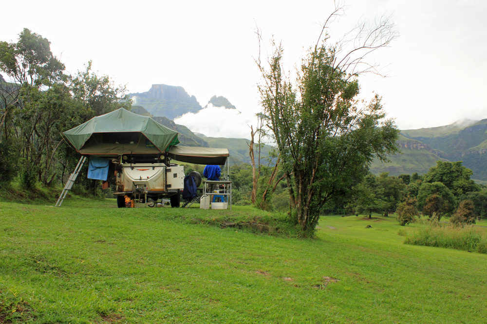 Beira. Biques Camp.campsite.