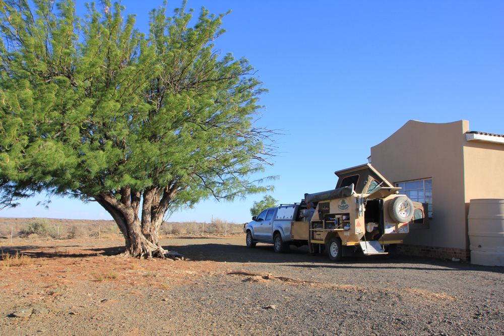 Oom Benna's campsite.
