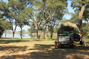 Antelope Park campsite.