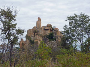 Matopo National Park. Malale Dam campsite.