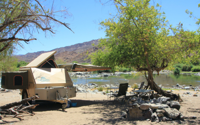 The off-road trailer we use in Southern Africa