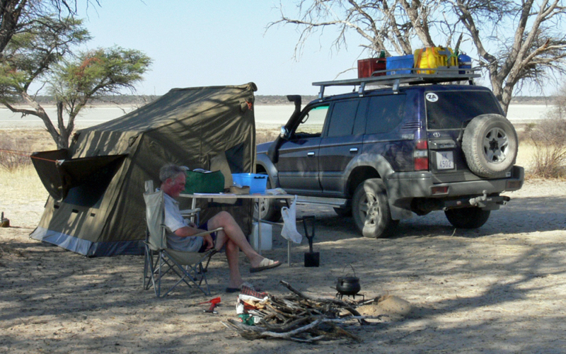 Oz tent set up.