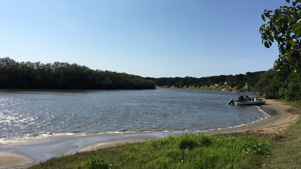 Umlalazi lagoon.