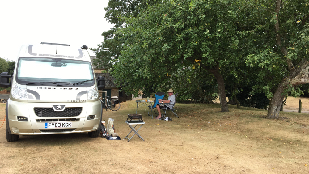 Campsite at Cawston.