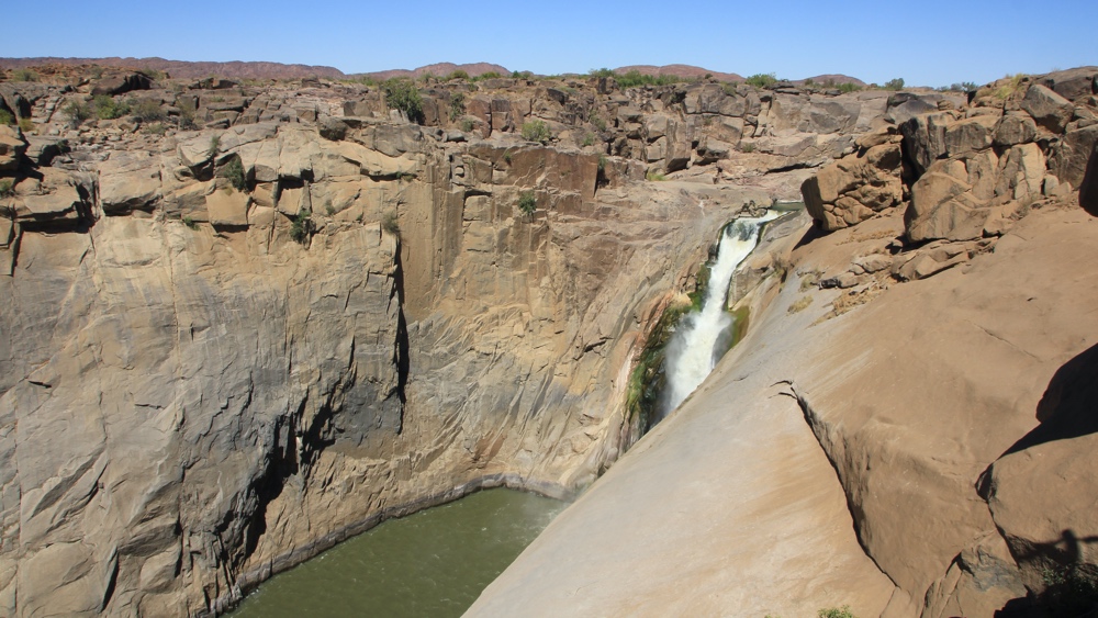 Orange River waterfall.