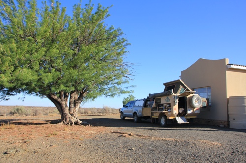 The campsite at Oom Bennas