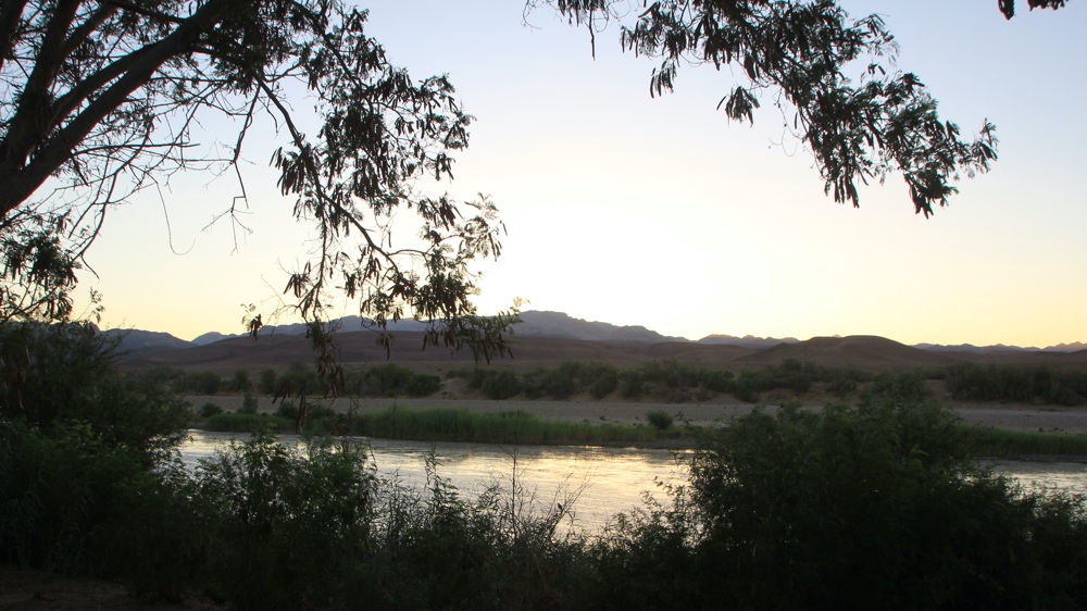  Sunset over the RIver.