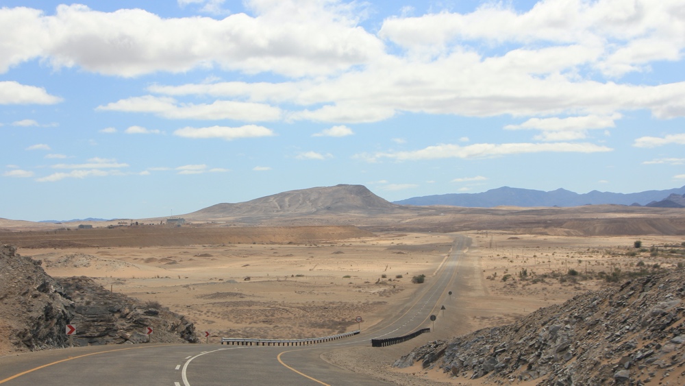 Driving through The Sperrgebiet. 