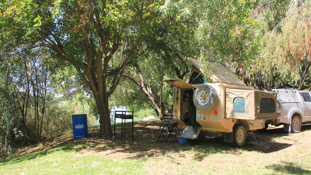 Our campsite.