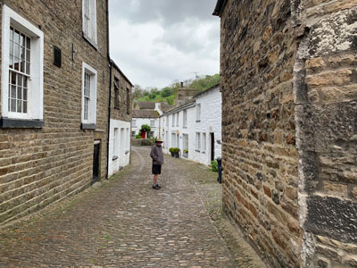 Cobbled street in Dent