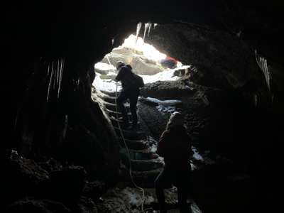 A different way out of the caves.