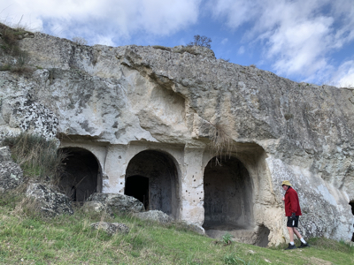 3 arches carved out of the rock