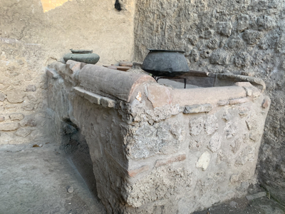 Part of a kitchen.
