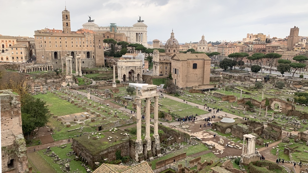 View to the NW from the Palatine Hill.