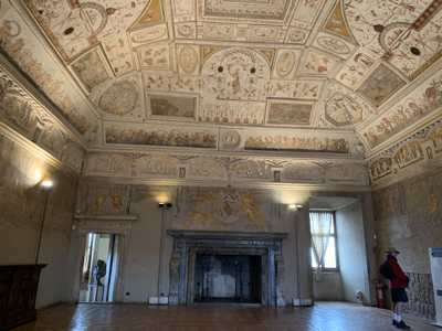 A room furnished for one of the Popes.