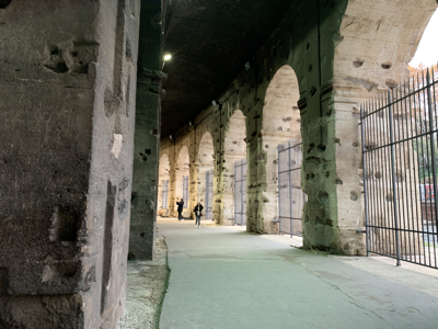 wide passageway around the arena.