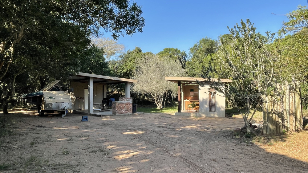 Our campsite at Bahati.