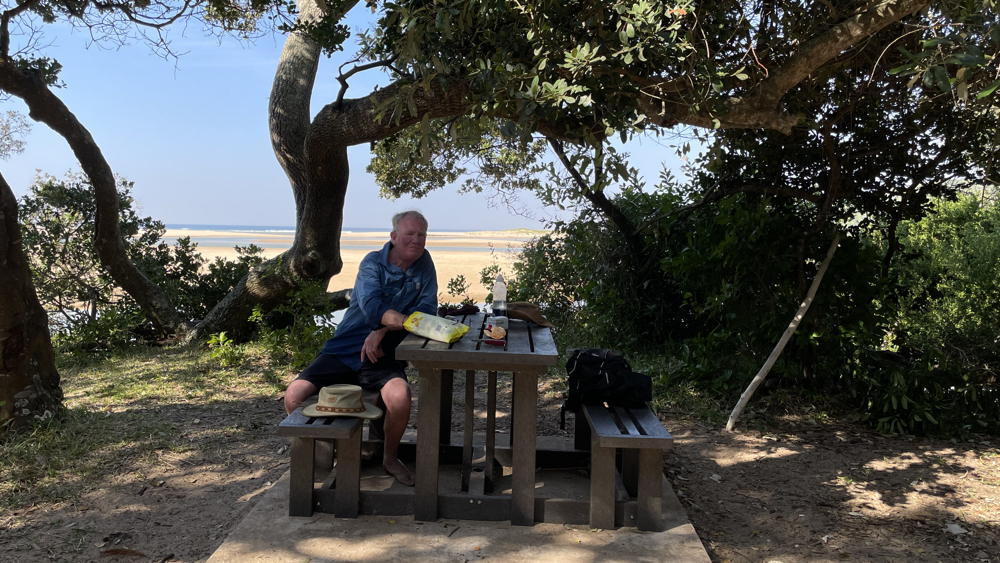 Lunch overlooking the lagoon.
