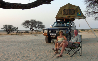 Our camspite at Mabuasehebe, Kgalagadi.