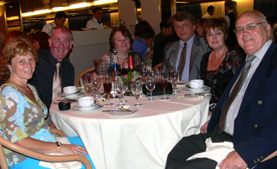 Us with Pat, Colin, Bob abd Les on board.
